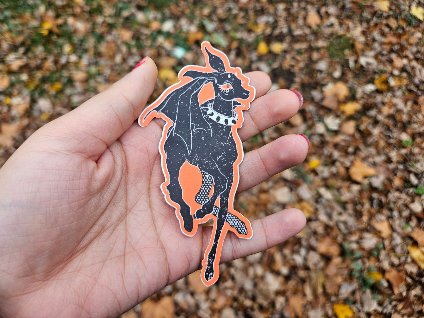 Devil Deer Sticker
