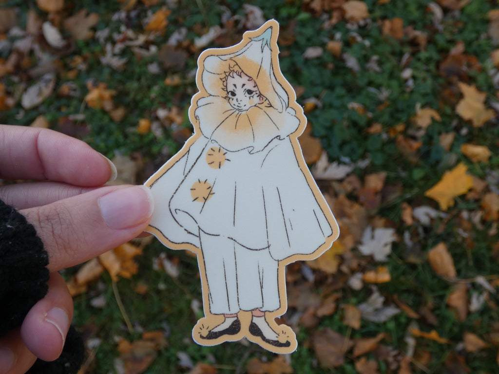 Pansy Floral Fool Sticker