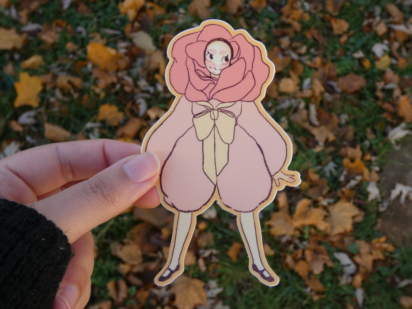 Rose Floral Fool Sticker